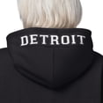 thumbnail image 3 of Women's Starter  Black Detroit Lions 4th Down Full-Zip Hoodie, 3 of 3