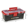 thumbnail image 4 of Wakeman Outdoors Fishing Single Tray Tackle Box with 55 Pieces, Medium, Red / Black, 4 of 6