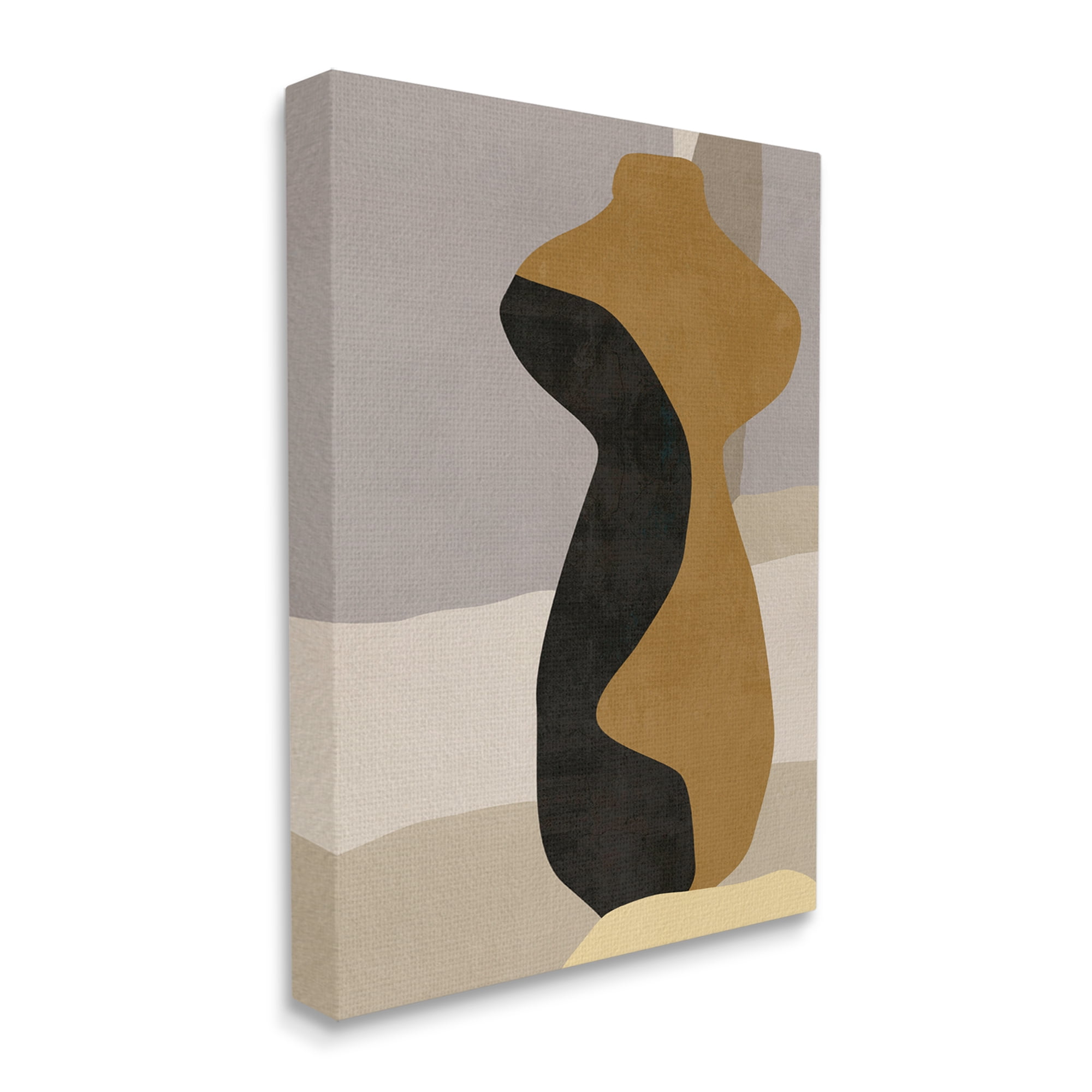 Stupell Industries Abstract Boho Vase Abstract Painting Gallery Wrapped Canvas Art Print Wall Art, 36 x 48