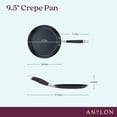 thumbnail image 2 of Anolon Advanced Home Nonstick 9.5-Inch Hard-Anodized Aluminum Crepe Pan in Onyx, 2 of 7