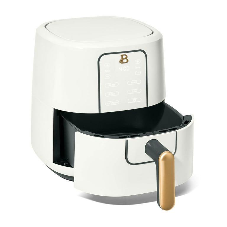 Beautiful 3 Qt Air Fryer with TurboCrisp Technology, White Icing by Drew