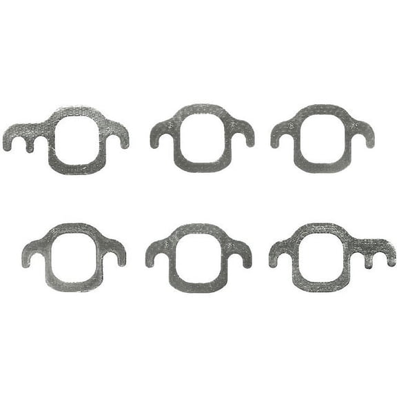 Exhaust Manifold Gasket Set - Compatible with 1999 - 2011 GMC Sierra 1500 4.3L V6 2000 2001 2002 2003 2004 2005 2006 2007 2008 2009 2010