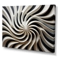 thumbnail image 2 of Designart "In Black and White Opt Art Exploration I" Modern Wall Art Print, 2 of 5