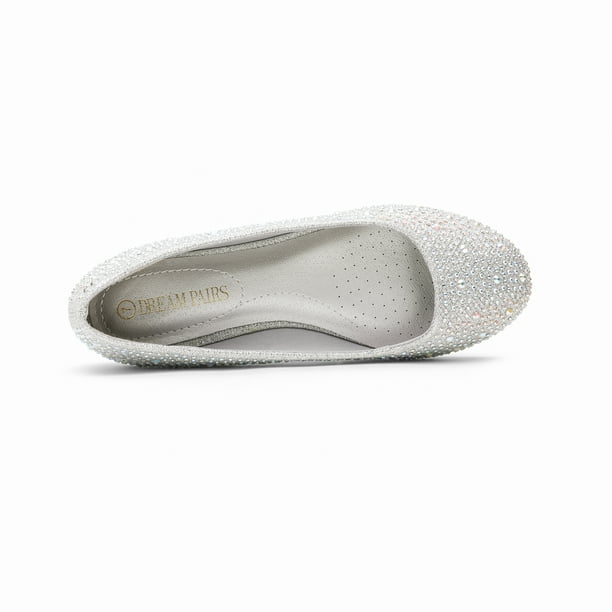 Silver flats size 10 clearance