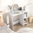 thumbnail image 3 of Patiojoy Small Computer Desk Home Laptop Table w/ Modern Writing Desk w/ 3-position Adjustable Shelf Compact Writing Desk w/ Anti-Toppling Kit White, 3 of 8