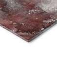 thumbnail image 4 of Addison Rugs Mayfield Washable Transitional Watercolors Merlot Rectangle Rug, 10' x 14', 4 of 6