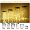 thumbnail image 3 of Maoww 6pcs Jar Lights 30 LED Solar Colorful Fairy String Lights Lids Insert for Garden Yard Party Wedding Christmas Decorative Light, 3 of 8