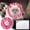 Hot Pink, variant on Pet Elizabeth Collar Anti-Bite Donuts for 10-38 Inch Adjustable Neck Soft Cotton Recovery Neck Cone for Cats and Dogs Grooming Headgear, Blue Size S