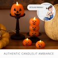 thumbnail image 3 of Vela LED Lamp Luminara Jack-o-Lantern en forma de calabaza de 10 x 11 cm, 3 of 8