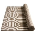 thumbnail image 4 of Well Woven KA-42-5 Kasper Leos Beige Modern Mosaic Soft Area Rug - 5 ft. 3 in. x 7 ft. 3 in., 4 of 5