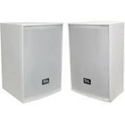 Seismic Audio Arctic 2-way Stand Mountable, Ceiling Mountable, Wall Mountable Speaker, 400 W RMS, White