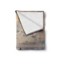thumbnail image 2 of Driftwood Soft Flannel Fleece Throw Blanket, Sunrise on the Water and Driftwood on the Sandy Beach Digital Image Print, Cozy Plush for Indoor and Outdoor Use, 60" x 80", Tan and Yellow, by Ambesonne, 2 of 5