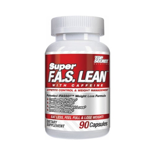Top Secret Nutrition Super FasLean Appetite Suppressant 90 Ct
