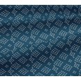 thumbnail image 4 of oneOone Cotton Jersey Teal Blue Fabric Geometric Bandhani Sewing Craft Projects Fabric Prints By Yard 58 Inch Wide, 4 of 4