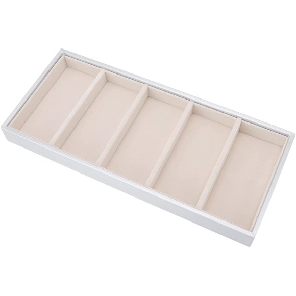 ZOUSSIQI Multifunctional 5 Slot Glasses Storage Box \u2013 5 Grid Glasses Case - Stylish Wooden Sunglasses Holder Display Case \u2013 Ideal for Eyewear, Jewellery & Craft Supplies CA919-8211