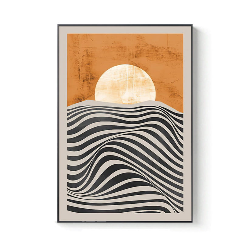 Stretched or Rolled Made in Italy Minimalist Abstracts Canvas and Poster Print Wall Art