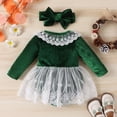thumbnail image 3 of IDOPIP Toddler Baby Girls Velvet Tutu Dress Kids Xmas Ruffle Tulle Princess Dress Fall Winter Clothes, 3 of 7