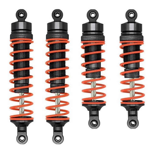 4 unidades de amortiguador trasero delantero para Traxxas Slash Rustler Stampede,1 Afortunado Sencillez