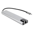 thumbnail image 2 of Adaptador de estación de acoplamiento 8 en 1 Tipo C a 4K para HDMI, estación de acoplamiento de carga rápida, 2 of 14