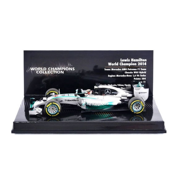 MINICHAMPS 1/43 - MERCEDES-AMG W05 - World Champion 2014 (L. Hamilton)
