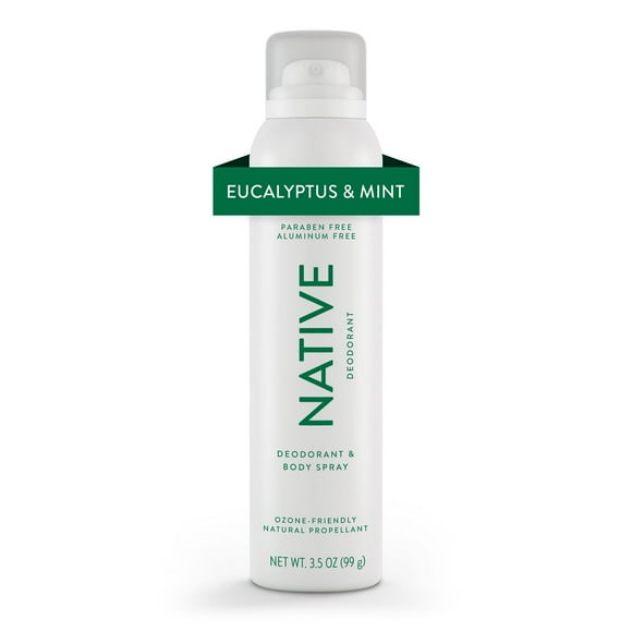 Native Aerosol-Free Spray Deodorant, Eucalyptus & Mint, 99g