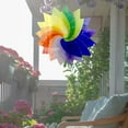 thumbnail image 4 of koolsoo 20cm 3D Wind Wind Turntable Rotating Wind Chime Bells for Garden Balcony Colorful, 4 of 6
