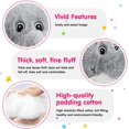 thumbnail image 4 of Creative Musical Glow Elephant Chubby Light up Stuffed Elephant Plush Toys Animated Soothe Kids Emotions Christmas Festival Gift for Toddlers,9'', 4 of 5