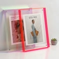 thumbnail image 4 of Acrylic Picture Frame Multi-color Picture Frame and Acrylic Decorative Tray for Desktop Display (Colorful), 4 of 8