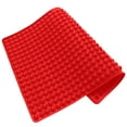 thumbnail image 1 of Silicone Mold 140-Cavity Mini Round Candy Biscuit Mould BBQ Baking Mat Pot Food Pad Bakeware, Red, 1 of 8