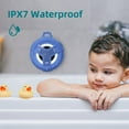 thumbnail image 5 of EBODA Waterproof Bluetooth Shower Speaker, IPX7 Floating Portable Wireless Small Speakers, 24H Playtime with Light for Hiking, Pool, Beach, Kayak Accessories, Gifts for Men, Boys - Light Blue, 5 of 7