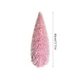 thumbnail image 3 of 1pc Christmas Trees, Artificial Bottle Brush Tabletop Trees, Christmas Table Decorations for Xmas Holiday Party(Pink), 3 of 6