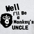 thumbnail image 3 of CafePress - Monkey's Uncle Light T Shirt - Men's Classic Graphic T-Shirt, 3 of 4