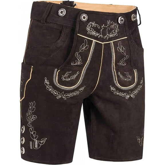 German Oktoberfest Bavarian Classic Suspenders Overalls For Traditional Lederhosen Style And Party Apparel