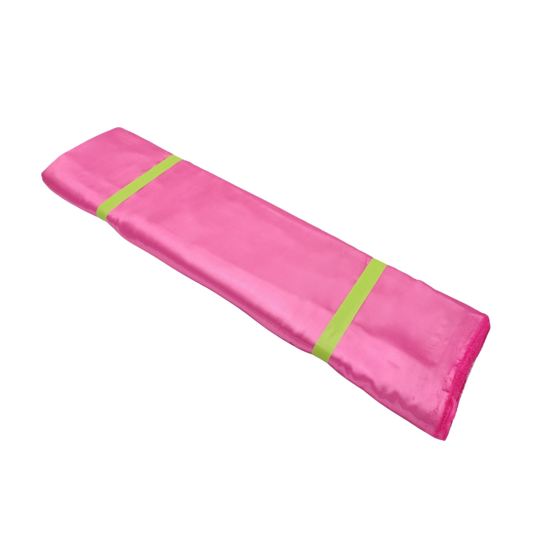 Shason Textile Special Occasion Costume Satin Fabric,Bright Pink
