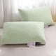 thumbnail image 4 of Hotel-Grade Bed Pillow Core | Soft & Supportive for Back, Side, Stomach Sleepers | 1pc | Eco-Friendly Fabric | Plush Comfort | Gray/White/Green | 48x74cm | 800g | Breathable Durable Design, 4 of 7