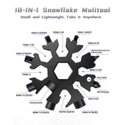 BIBURY 12 in 1Multitool Hammer with Snowflake Tool, Survival Gear Outdoor Multi Tool with Safety Lock, Hammer Multitool for Outdoor, Camping, Hiking,Husband, Boyfriend