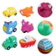 thumbnail image 2 of EeaseMX 1 juego de juguetes de baño para bebés, juguetes de vehículos de dibujos animados, juguete de bañera para niños y niñas, 2 of 8