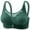 Green, variant on Aezemi Plus Size Everyday Bras for Women, Mesh Comfortable No Underwire Lingerie, Full Cup Wireless Brassiere
