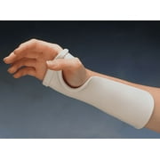 North Coast Medical Radial Bar Wrist Cock-Up Precut Splint, Preferred 3/32in (2.4mm), Small, Pack of 3