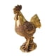 thumbnail image 4 of Figura de pollo Gallo estatua adornos de mesa de decoraciones para el hogar estatua en dorado, 4 of 9