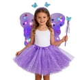 thumbnail image 2 of Shadoumai Glowing Fairy Set For Girls Includes Light Up Wand And Floral Four Piece Dress Up Play Outfit, 2 of 5