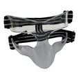 thumbnail image 3 of jinwen Protection Faciale pour le Visage, Gym, Exercice, Sangle Réglable, Nez, Demi-Cadre Blanc, 3 of 9