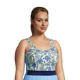 thumbnail image 3 of Lands' End Women's Plus Size DDD-Cup Chlorine Resistant Scoop Neck Soft Cup Tugless One Piece Swimsuit Print, 3 of 3