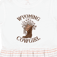 thumbnail image 4 of Inktastic Wyoming Cowgirl Western Rodeo Girls Toddler Dress, 4 of 5