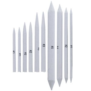 U.S. Art Supply Blending Stump and Tortillion Set, 10 Piece