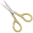 thumbnail image 4 of G4 Vision Cuticle Scissors Eye Brow Scissor Manicure Pedicure Grooming Nail Trimming Gold, 4 of 5