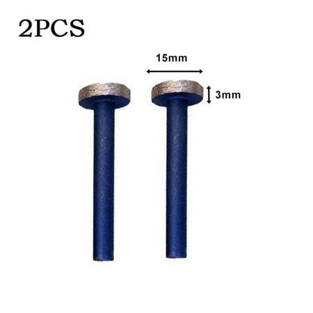

2PCS 6mm shank diamond sintered Mounted Points carving grind head Wheel T-shape