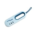 thumbnail image 4 of Kitchen Knife Sharpener 4 in 1 Prevent Slip Labor Saving Manual Knife Scissor Sharpening Tool with Hook Band Blue, 4 of 5