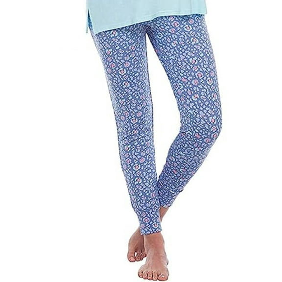 Honeydew Womens 1-Piece Printed Pajamas Only Size Medium Color Cloud Nine Leopard