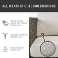 thumbnail image 6 of Crosley Furniture Granite Bay Fabric Outdoor Sofa in Cream White/Stone, 6 of 17